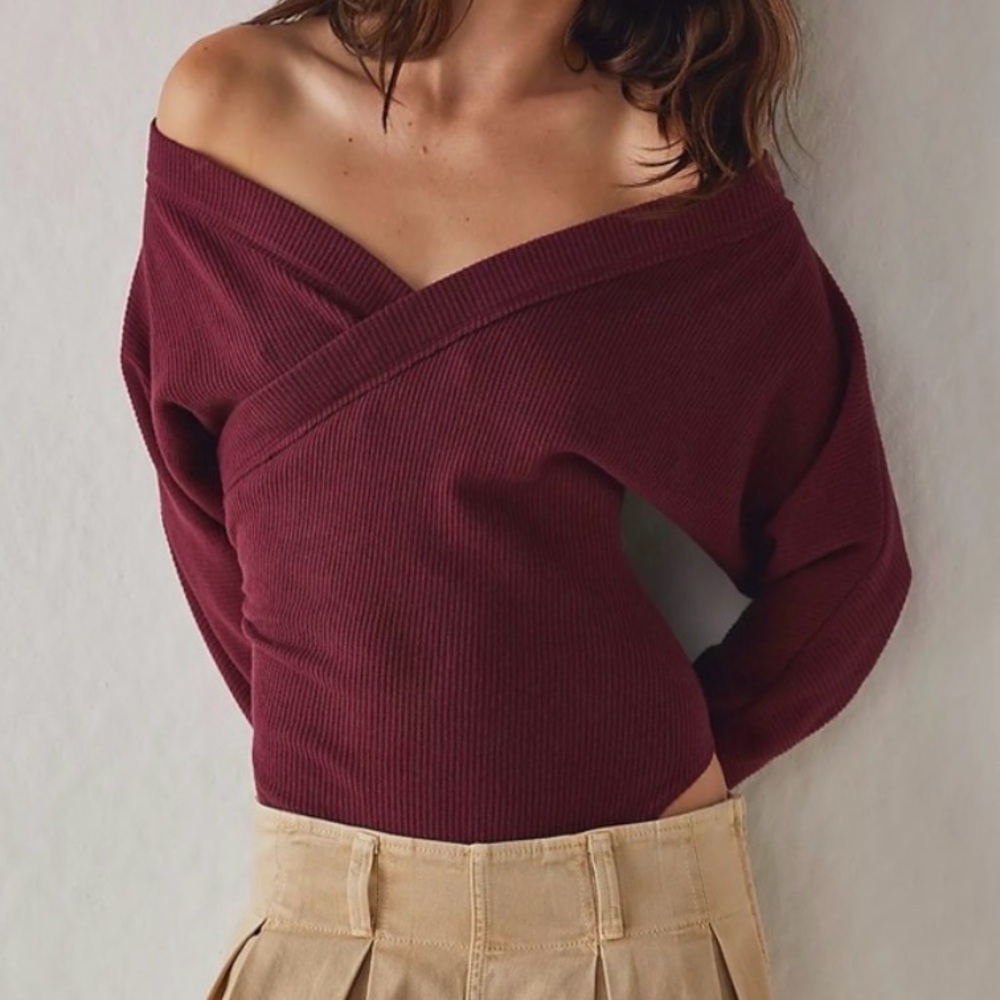 Free People Lovin’ This Feeling bodysuit, small